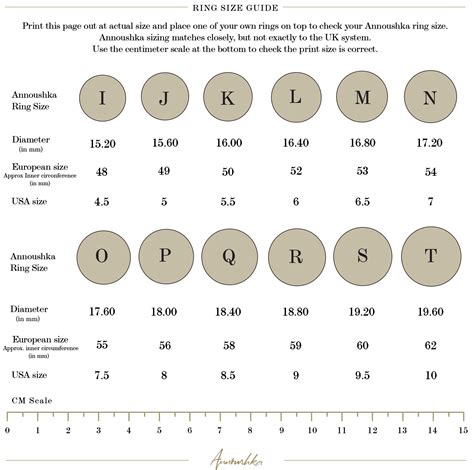 dior ring size chart|diamond rings chart in size.